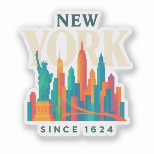 New York Sticker (Vorderseite)