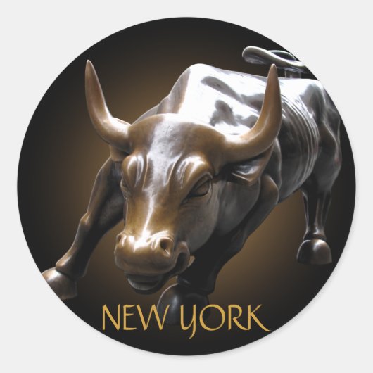 New York Stickers New York Bull Souvenir Stickers (Vorderseite)