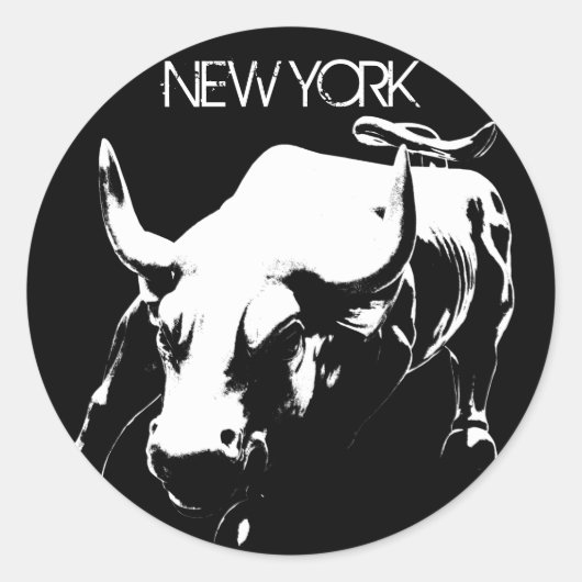 New York Stickers New York Bull Souvenir Stickers (Vorderseite)