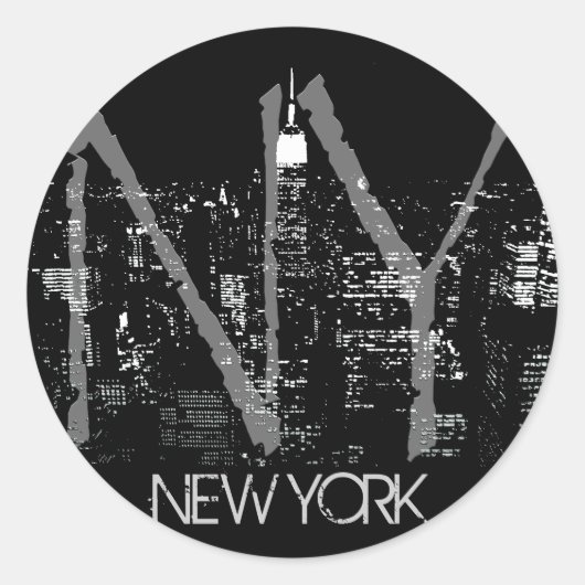 New York Stickers New York Skyline Souvenirs (Vorderseite)