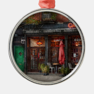 New York - Store - Greenwich Village - Sweet Life Ornament Aus Metall