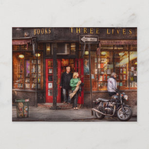 New York - Store - Greenwich Village - Three Lives Postkarte