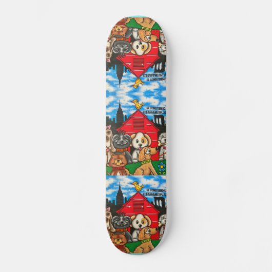 New York Street Art Skateboard (Vorderseite)