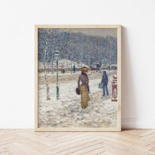 New York Street   Childe Hassam Poster
