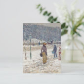 New York Street | Childe Hassam Postkarte (Stehend Vorderseite)