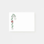 New York Street Lamp Lamppost Christmas Garland Post-it Klebezettel (Vorderseite)
