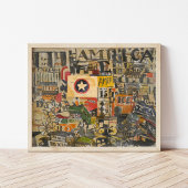 New York Street Scene | Joaquín Torres-García Poster