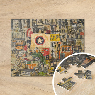 New York Street Scene | Joaquín Torres-García Puzzle