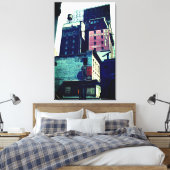 New York Street Scene Leinwanddruck (Insitu (Schlafzimmer))