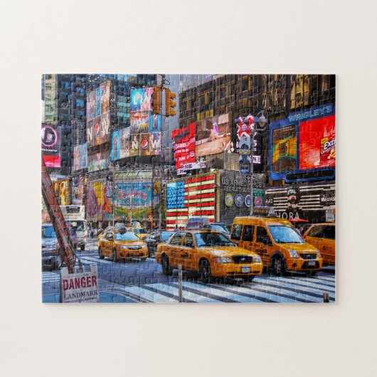 New York Street Scene. Puzzle (Horizontal)
