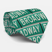 New York Street sign - Broadway Wallpaper Krawatte (Gerollt)