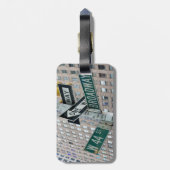 New York Street Signs - Gepäckmarke Gepäckanhänger (Rückseite vertikal)