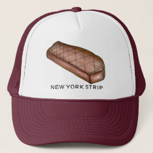 New York Strip Steak NYC Grilled Meat Steakhouse Truckerkappe