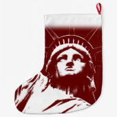 New York Strumpf New York Weihnachtszeit Strumpf Großer Weihnachtsstrumpf (Rückseite)