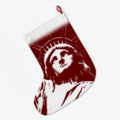 New York Strumpf New York Weihnachtszeit Strumpf Großer Weihnachtsstrumpf (Rückseite (Hängend))