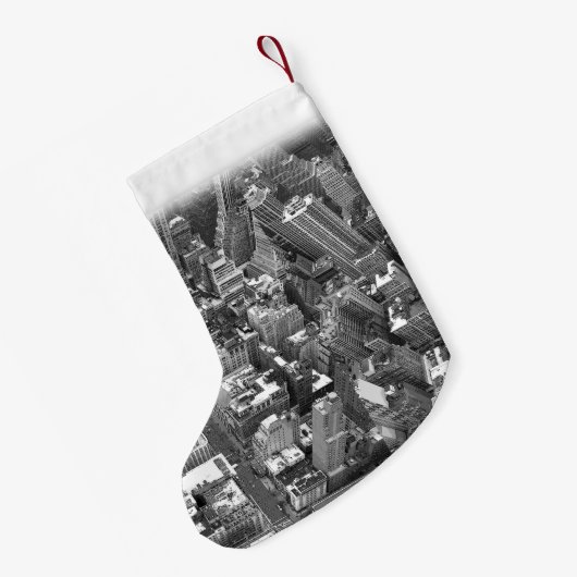 New York Strumpf New York Weihnachtszeit Strumpf Kleiner Weihnachtsstrumpf (Rückseite (Hängend))