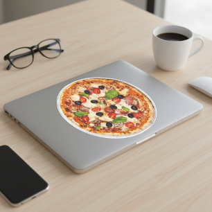 New York Style Pizza Vinyl Sticker