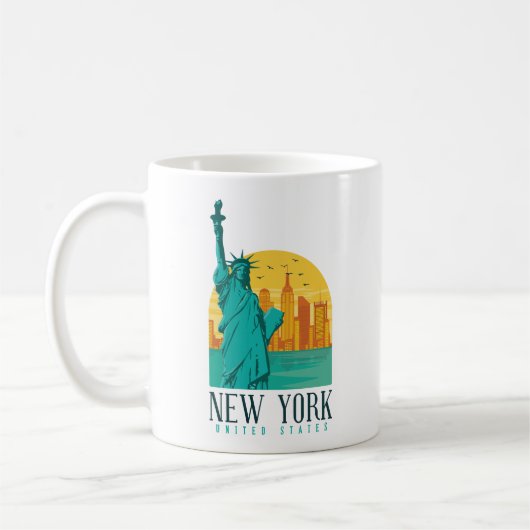 New York Stylish Skyline Kaffeetasse (Links)