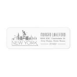 New York Stylized Skyline |