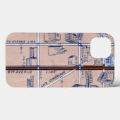 NEW YORK SUBWAY MAP, 1940 2 Case-Mate iPhone HÜLLE (Rückseite (Horizontal))