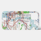 New York: Subway Map, 1940 Case-Mate iPhone Hülle (Rückseite (Horizontal))