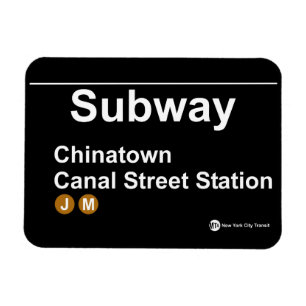 New York Subway Station Magnet