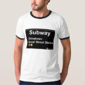 New York Subway Station T-Shirt (Vorderseite)