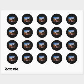 New York Summer Nights Sticker (Blatt)