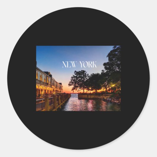 New York Summer Nights Sticker (Vorderseite)