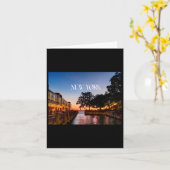 New York Summer Nights Sticker Karte (Gelbe Blume)