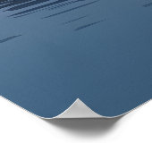 New York Sunset - Brooklyn Bridge Silhouette Poster (Ecke)