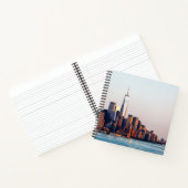 New York Sunset Skyline View of World Trade Center Notizblock (Innenseite)