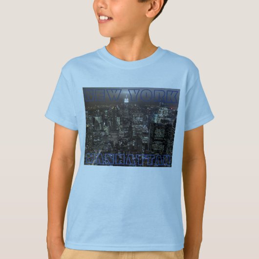 New York Sweatshirt Kid's Custom NY Souvenir Shirt (Vorderseite)