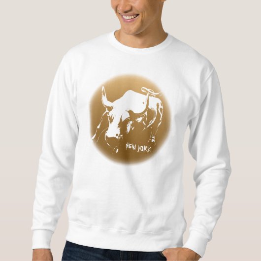 New York Sweatshirt NYC Bull Souvenir Shirt (Vorderseite)