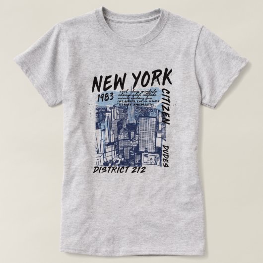 New York T-Shirt (Design vorne)