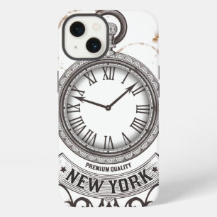 New York Taschenuhr iPhone 13 Hülle