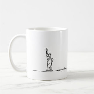 New York Tasse, Statue of Liberty, New York Lover Kaffeetasse
