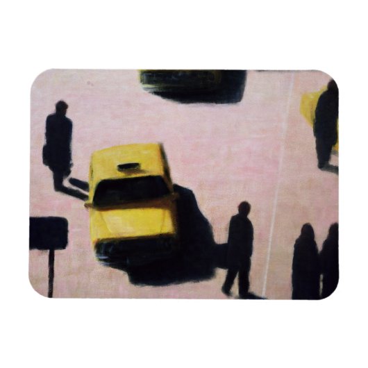 New York Taxis 1990 Magnet (Horizontal)