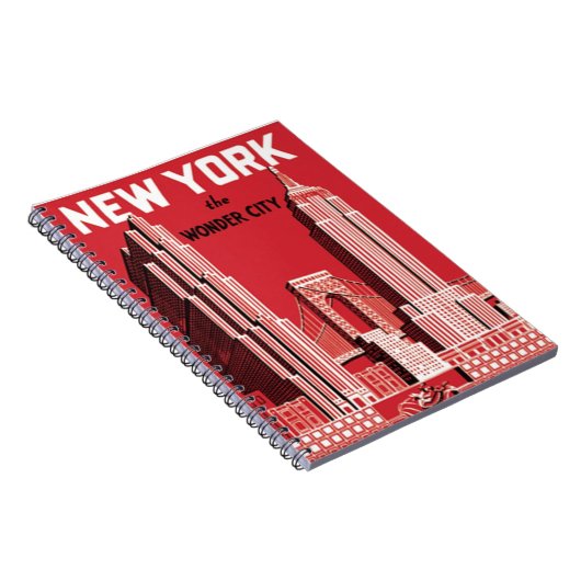 New York The City wonder Notizblock (Rechte Seite)