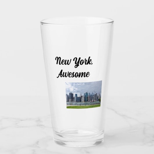 New York Thema  Glas (Vorderseite)