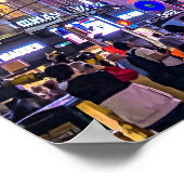 New York Time Square/Broadway Nachtzeit Poster (Ecke)