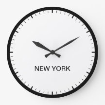 New York Time Zone Newsroom Style Uhr