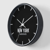 New York Time Zone Newsroom Wall Clock Uhr (Winkel)