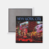 New York (Times Sq) Magnet (Vorderseite/Rückseite)