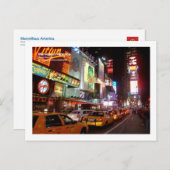 New York Times Square Postkarte (Vorne/Hinten)