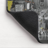 New- York Timesquadratisches Vintages Schwarzes Mousepad (Ecke)