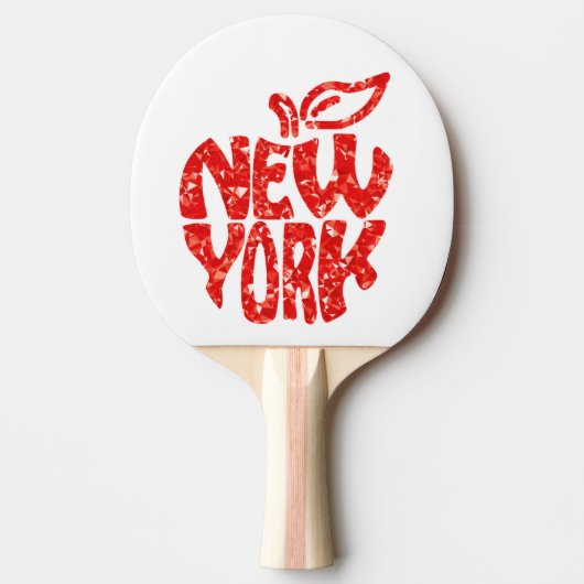 NEW YORK TISCHTENNIS SCHLÄGER (Vorderseite)