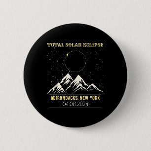 New York Total Solar Eclipse 2024 Button