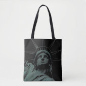 New York Tote Bag Custom Statue of Liberty Bag Tasche (Vorderseite)