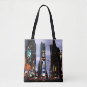 New York Tote Bag Personalisiert Times Square Bag Tasche (Vorderseite)